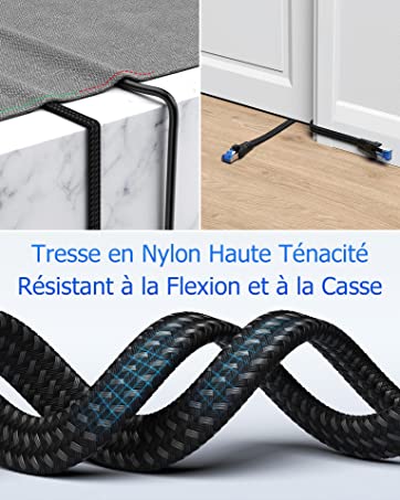 Plat Nylon Câble